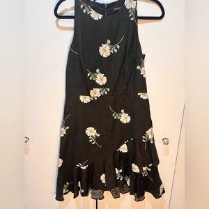 Banana Republic Floral Ruffle Razorback Dress Size 6
